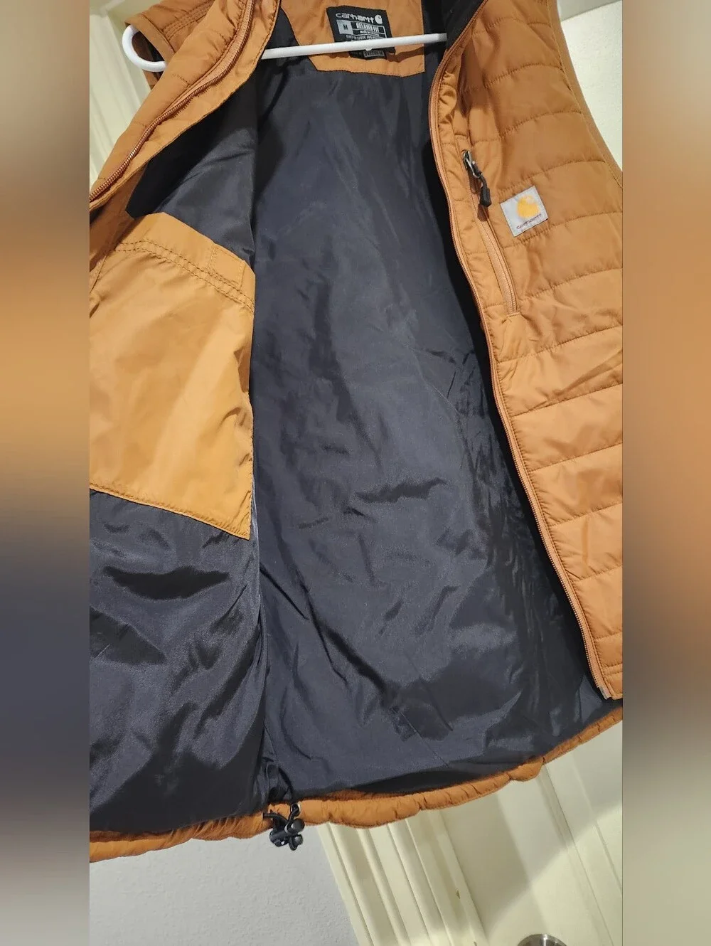 Like New Carhartt Mens Carhartt Brown Gilliam Vest Size M